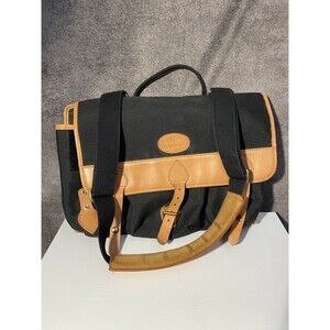M-Classics Canvas Leica Camera Messenger Bag Black Leather Trim Vintage